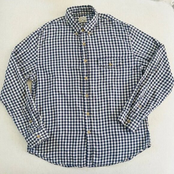 J.‎ Crew • checkered work shirt • size L - Picture 1 of 8